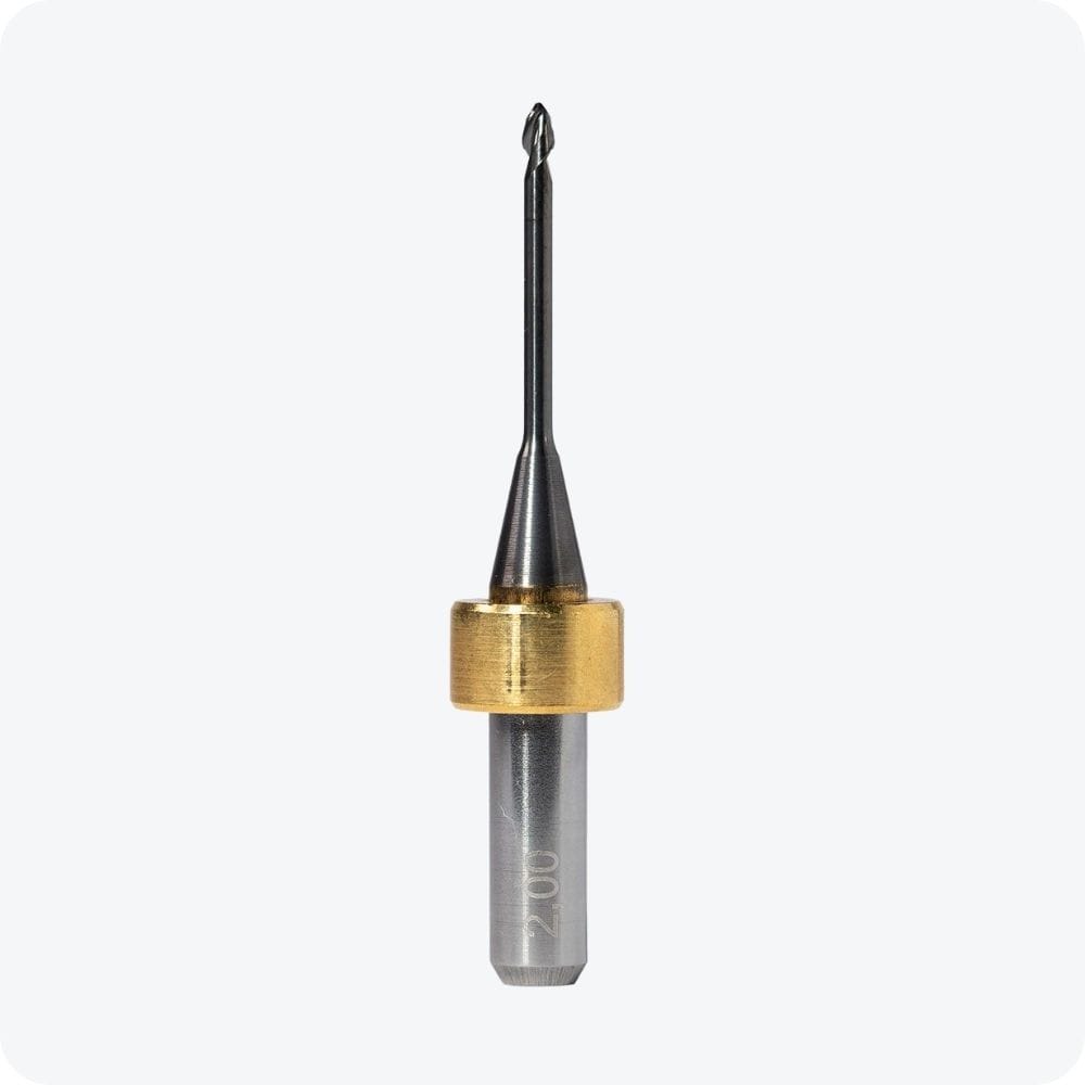 T35 - 2.0 | 6mm Shank - radius Milling tool (Long)