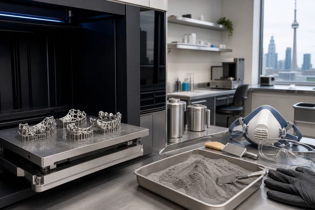 Metal 3D printing dental lab Toronto